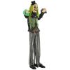 HOMCOM 6.1' Life Size Circus Clown Outdoor Halloween Decoration, Sound and Motion Activated w/ Light Up Eyes for Party