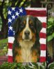 Bernese Mountain Dog American Flag Garden Flag Mailbox Flag Decorative Yard Flag Banner Outside Patio Artwork Yard Flower Beds, Garden Size