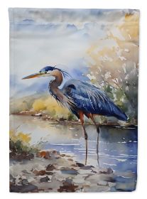 Blue Heron Garden Flag Mailbox Flag Decorative Yard Flag Banner Outside Patio Artwork Yard Flower Beds, Garden Size, Multicolor (Default: Default)